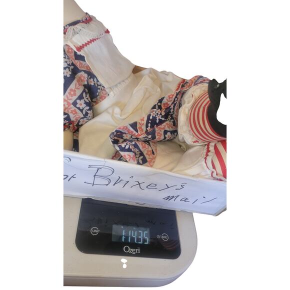 27" Vintage Homemade Raggedy Ann & Andy Doll Pair - Picture 13 of 13